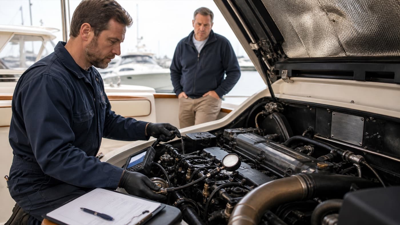 Editorial photograph for What Is Included in a Pre-Purchase Engine Inspection?
