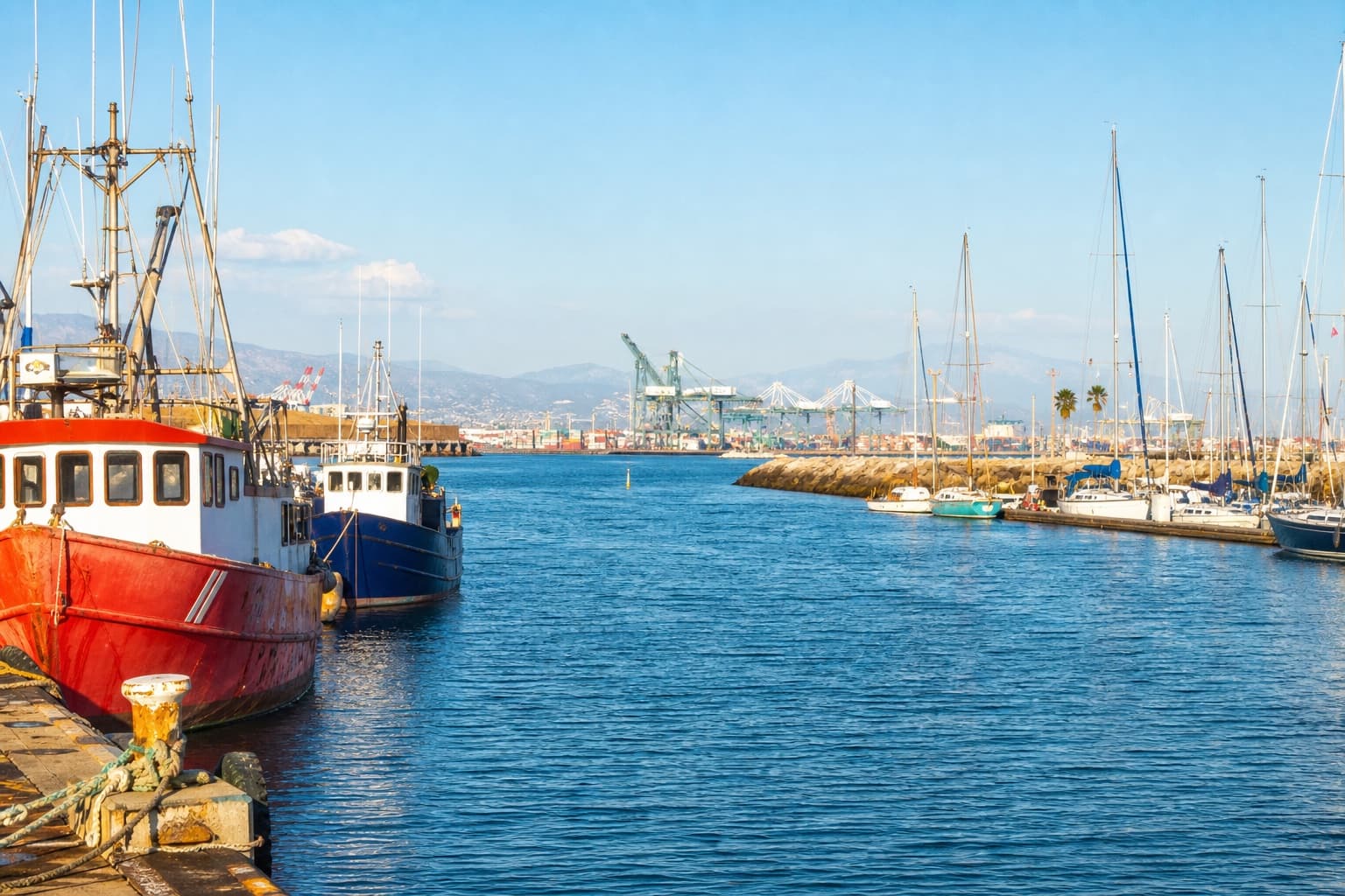 Marina view representing San Pedro